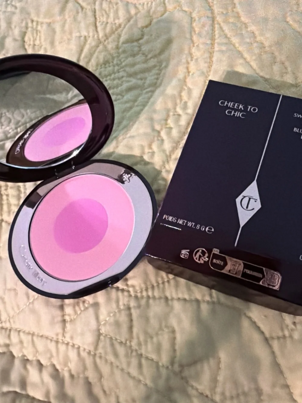 Charlotte Tilbury Cheek to Chic Blush — Light Pink Duo